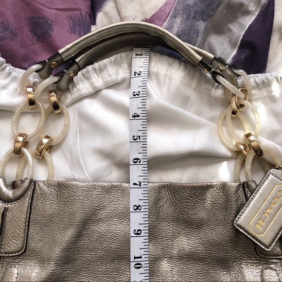 Coach Silver Shoulder Bag - Picture 7 of 12
